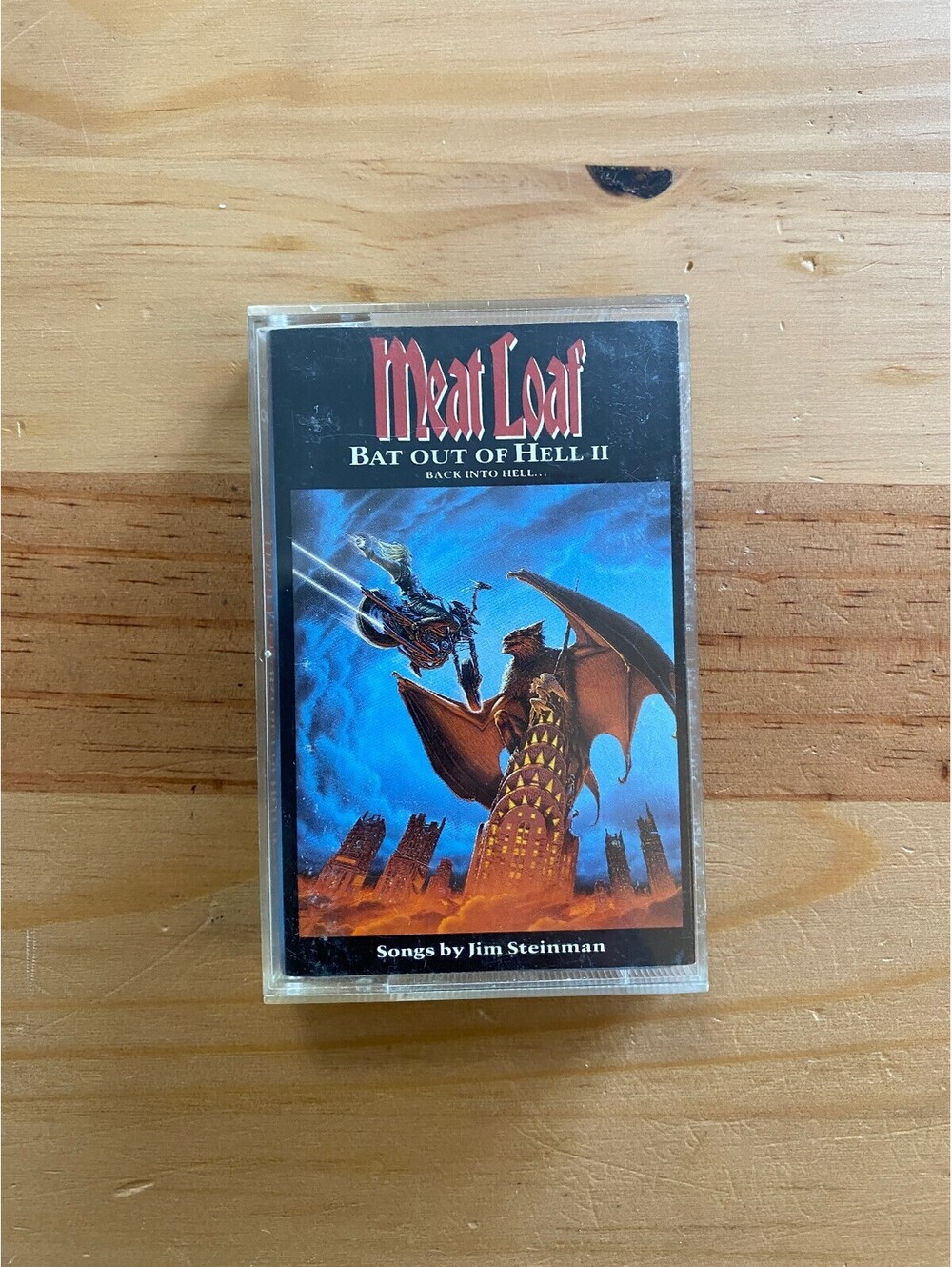 Meat Loaf Bat Out of Hell II Cassette MCA Canada MCAC 10699 1993 Vintage